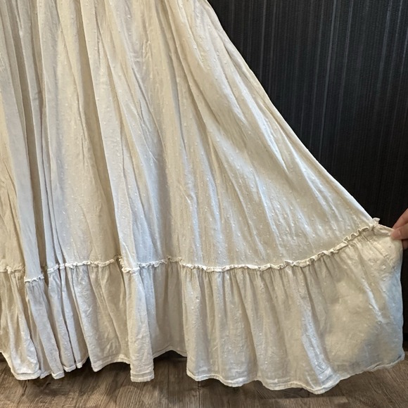 OLD NAVY Women's Babydoll Maxi Dress Boho Cottagecore Fairy Coquette Romantic L - Picture 7 of 8